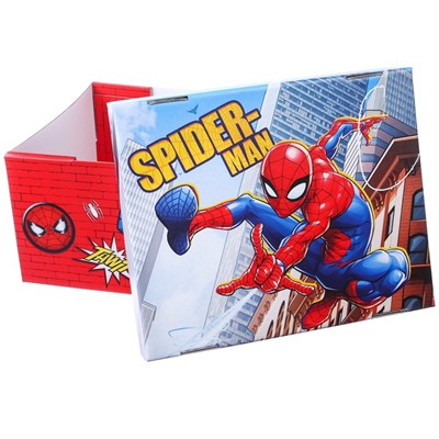 Коробка подарочная складная с крышкой, 31 х 25,5 х 16 "Spider-man", Человек-паук