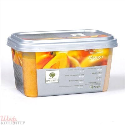 ПЮРЕ из манго с/м 10% сахара 1 кг,RAVIFRUIT,ФРАНЦИЯ