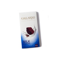 Шоколад молочный Gallardo 80гр