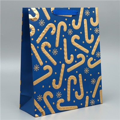 Пакет подарочный «Новогоднее настроение» 32 × 26 × 10 см