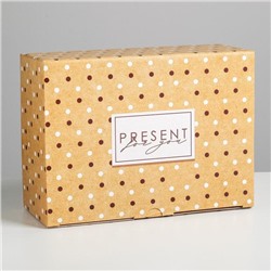 Коробка сборная Present, 26 × 19 × 10 см