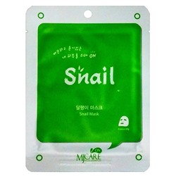 MJ on Snail mask pack Маска тканевая улиточная, 23 мл