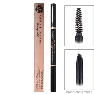 Карандаш для бровей Anastasia Beverly Hills Brow с щеточкой Medium Brown