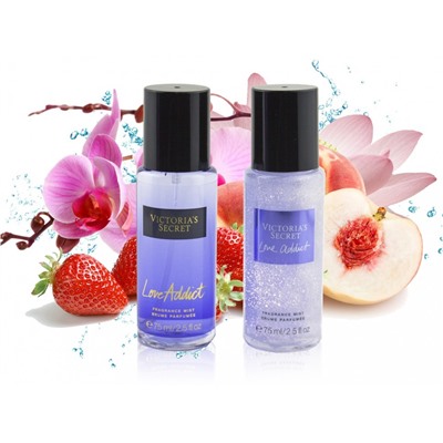 Подарочный набор Victoria's Secret Love Addict Fragrance Mist 75 ml Shimmer Mist 75 ml