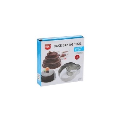 Набор колец для выпечки Cake Baking Tool, 3 шт