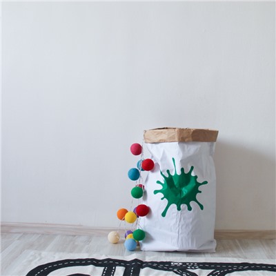 Эко-мешок для игрушек из крафт бумаги Blur