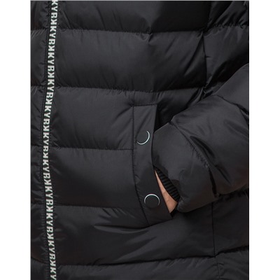 Подростковая черная куртка качественного пошива модель 76025