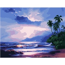 Картина по номерам 40х50 «Тропический пляж»