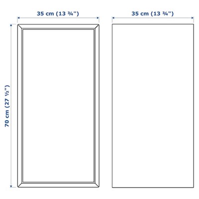 EKET ЭКЕТ, Комбинация настенных шкафов, белый, 175x35x70 см