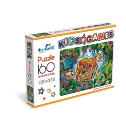 Пазл Kids games «Тигр», 160 элементов