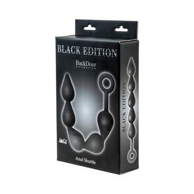 Анальная цепочка Black Edition Anal Shuttle Super Beads 4221-01lola