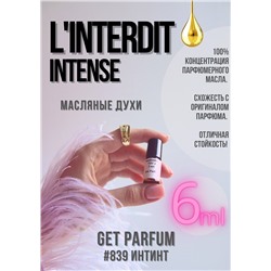 L'interdit intense / GET PARFUM 839