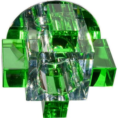 Каталог светотехники, Feron C1037G зеленый Светильник с лампой 35w 220v