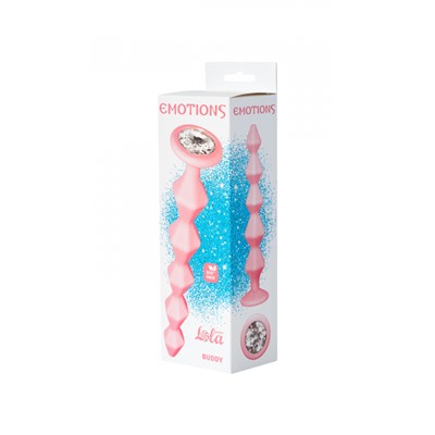 Анальная Цепочка с Кристаллом Emotions Buddy Pink 1400-01lola