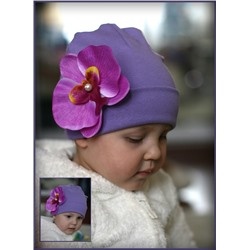 Аметистовая шапочка с фиолетовой орхидеей…