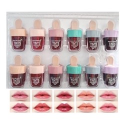 Тинты для губ Iman Of Noble Jelly Ice Cream Lip Gloss 12 шт.