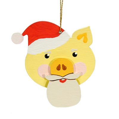 Символ 2019 года - Свин подвеска - Christmas Pig 270-1