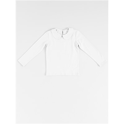 Белая блузка с длинным рукавом 2-3