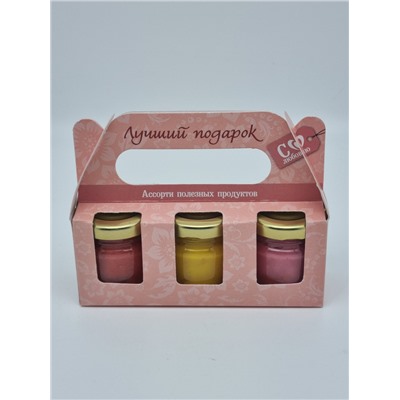 Подарочный набор № 170 Мёд микс с брусникой, облепихой, малиной «Лучший подарок»