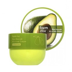 Многофункциональный крем с маслом авокадо для лица и тела FARMSTAY Real Avocado All-In-One Cream 300 ml