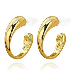 Серьги-кольца под золото, Grande Stella
