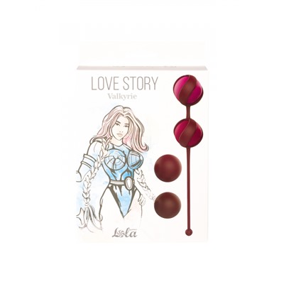 Набор Сменных Вагинальных Шариков Love Story Valkyrie Wine Red 3013-02lola
