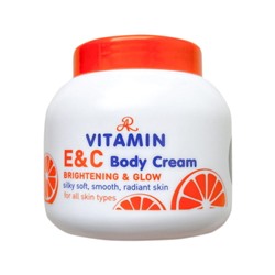 Крем для тела AR увлажняющий с витамином  E, C, Body Cream, 200 гр.( Срок годности до 21,09,23)