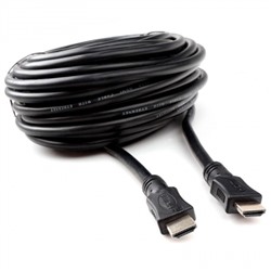 Кабель HDMI 19M-19M V2.0, 20 м, черный, позол. разъемы, Cablexpert (CC-HDMI4L-20M)
