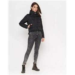 Черная комфортная женская куртка Braggart "Youth" модель 25222