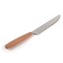 Нож столовый Сильва, 34г, 20см, нерж. сталь, дерево, SP-1018k