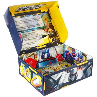 Складная коробка с игрой 28х21х9 см, Трансформеры