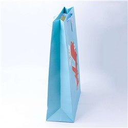 Подарочный пакет(S) "Dino", blue
