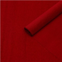 Бумага гофрированная 364 бордово-красный, 90г, 50 см х 1, 5 м