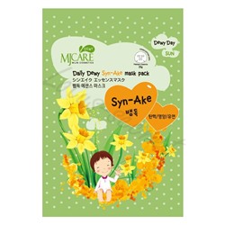 MJ Care Daily Dewy Syn-Ake Mask Pack Маска тканевая со змеиным ядом, 25 мл