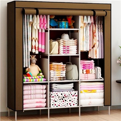 Складной каркасный тканевый шкаф Storage Wardrobe