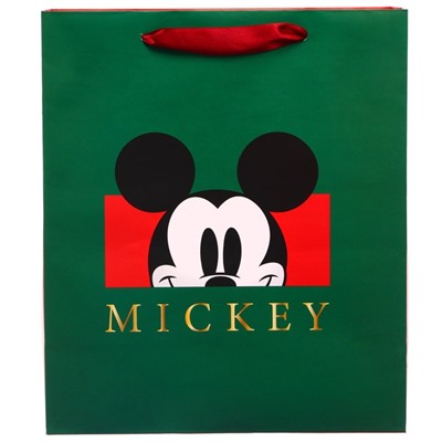 Пакет ламинированный вертикальный, "Mickey" Микки Маус, 23х27х11 см