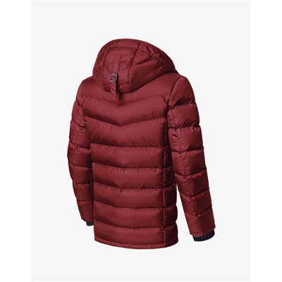 Трендовая детская куртка красная модель 6436