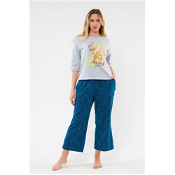 Пижама женская с брюками 000005796