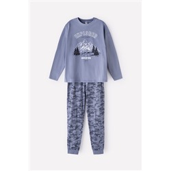 Пижама для мальчика КБ 2814 мокрый асфальт, мозайка