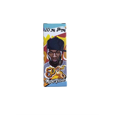 50 CENT жидкость для заправки 20mg Mango peach