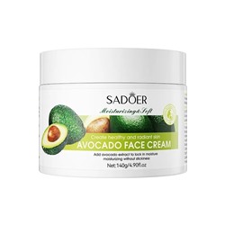 Увлажняющий крем для лица с маслом семян авокадо SADOER  Avocado Face Cream 140g