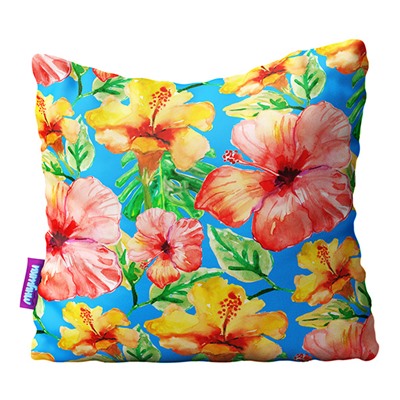 Подушка игрушка «Тропические цветы»