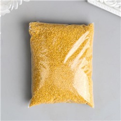 Песок цветной в пакете "Тёмно-жёлтый" 100 гр МИКС
