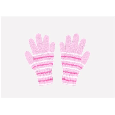 Перчатки детские Crockid К 145 нежно-розовый, ярко-розовый