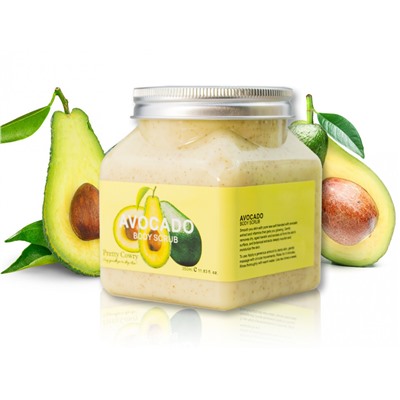 Скраб для тела с Авокадо Million Pauline Avocado Shervet Body Scrub 350ml