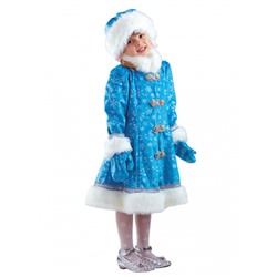 Карнавальный костюм Снегурочка плюш