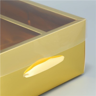 Складная коробка «Золотая», 20 х 20 х 10 см