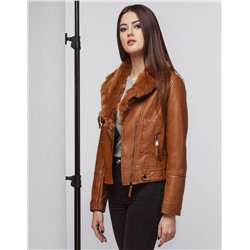 Женская куртка Braggart "Youth" удобная коричневая модель 25582