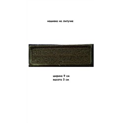 Нашивка на липучке Спасаю принцесс, убиваю драконов, 9х3 см