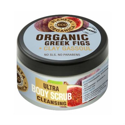 ECO Organic greek figs Очищающий скраб для тела 300 мл